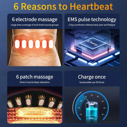 Abdominal Toning Belt Muscle Stimulator – Metal Sheet Technology